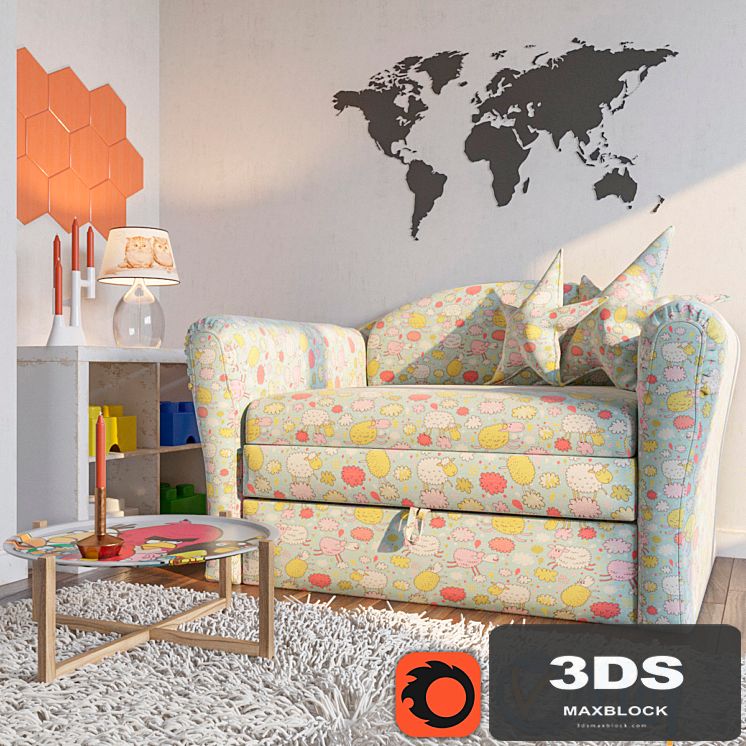 Set for children's rooms