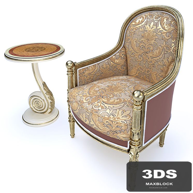 Chair and table Matiello