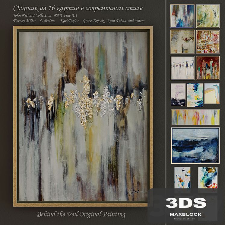The collection of contemporary paintings (set-2)