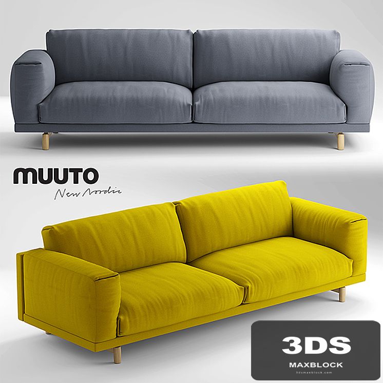 Muuto rest Sofa 3 seater sofa