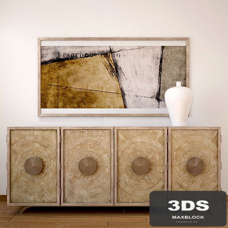 Hooker Furniture Living Room Melange Piper Credenza