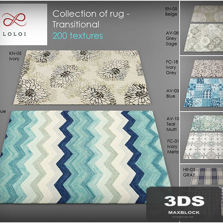 Loloi rugs Collection of 3