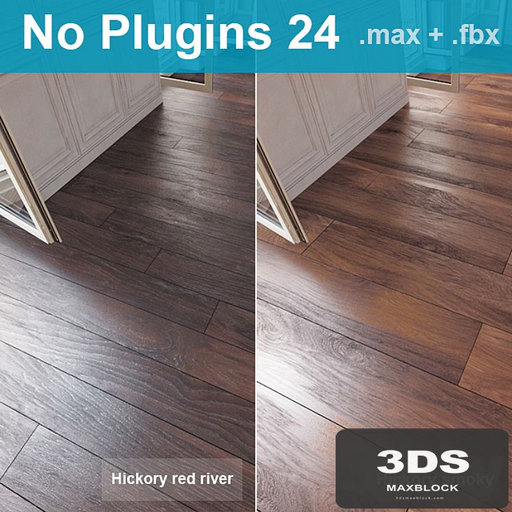 Parquet 24 (2 species, without the use of plug-ins)