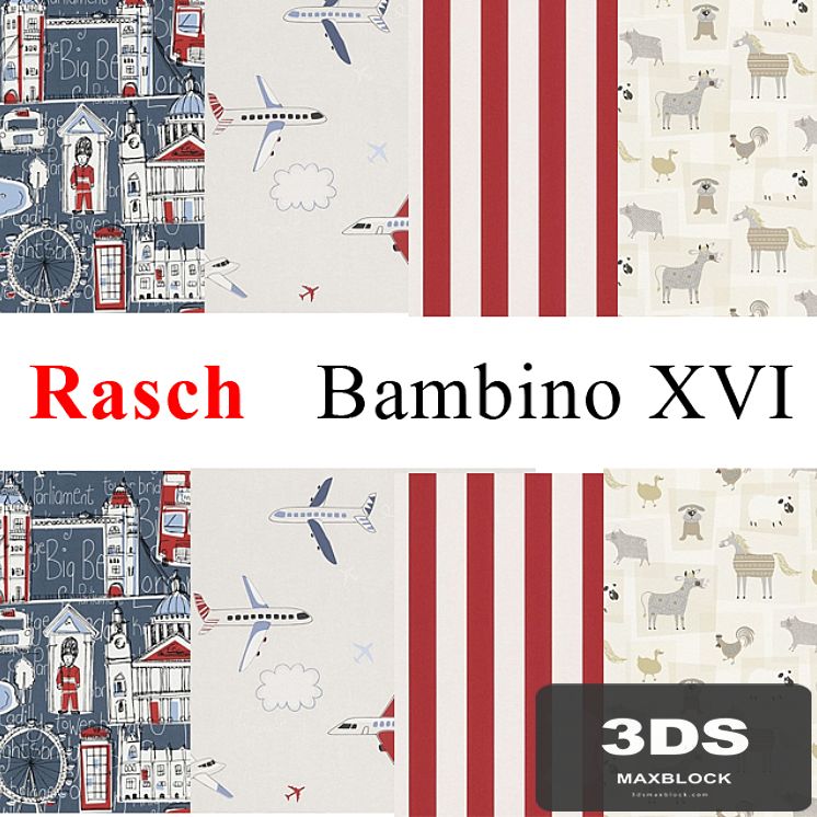 Wallpaper Rasch Bambino XVII