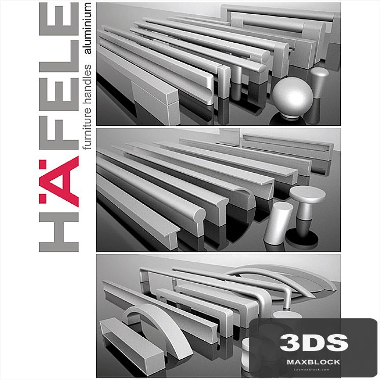 Hafele handles-Aluminium