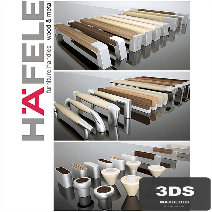 Hafele handles-Wood and metal