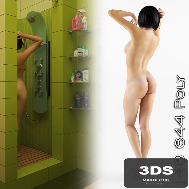 Alice goes in the shower