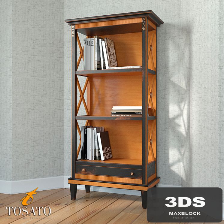 Bookcase Tosato Nero Miele