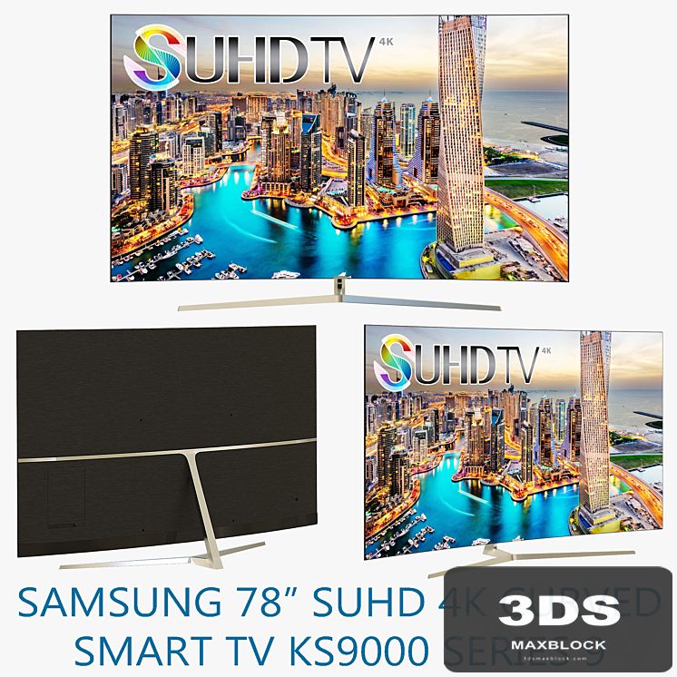 Samsung 78 "SUHD 4K Curved Smart TV KS9000 Series 9
