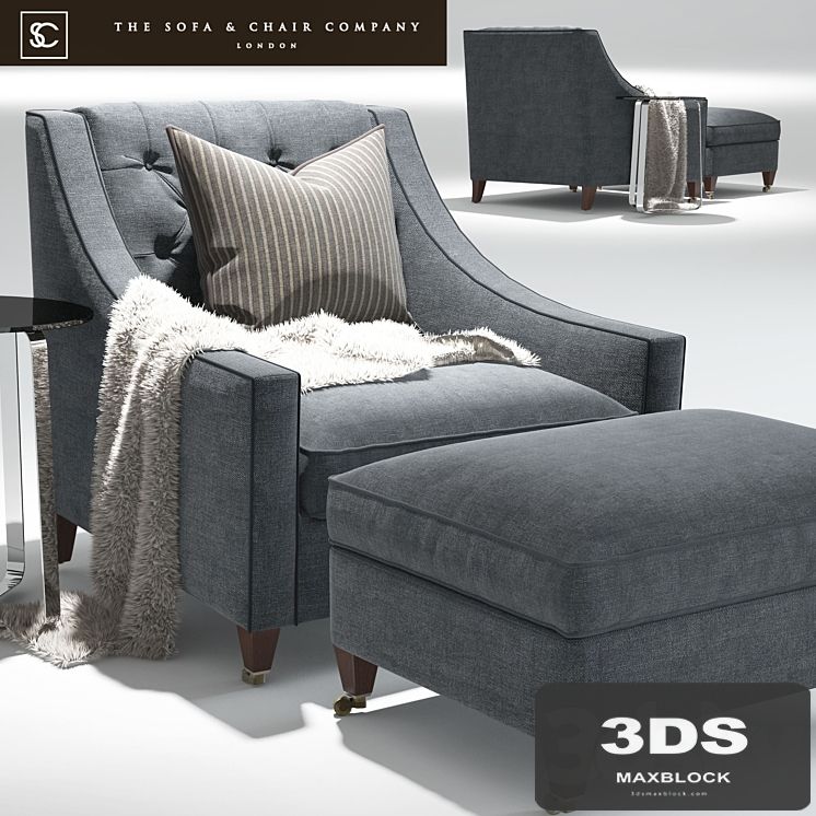 Renoir Armchair_Elypsis Table_The sofa and chair company