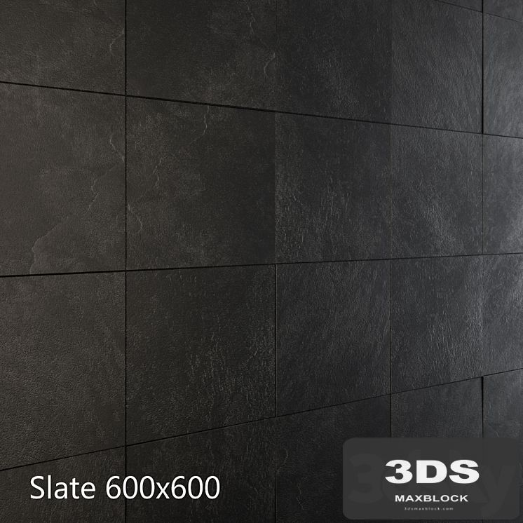 Black and gray slate