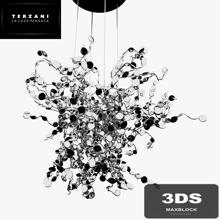 Chandelier Terzani Argent