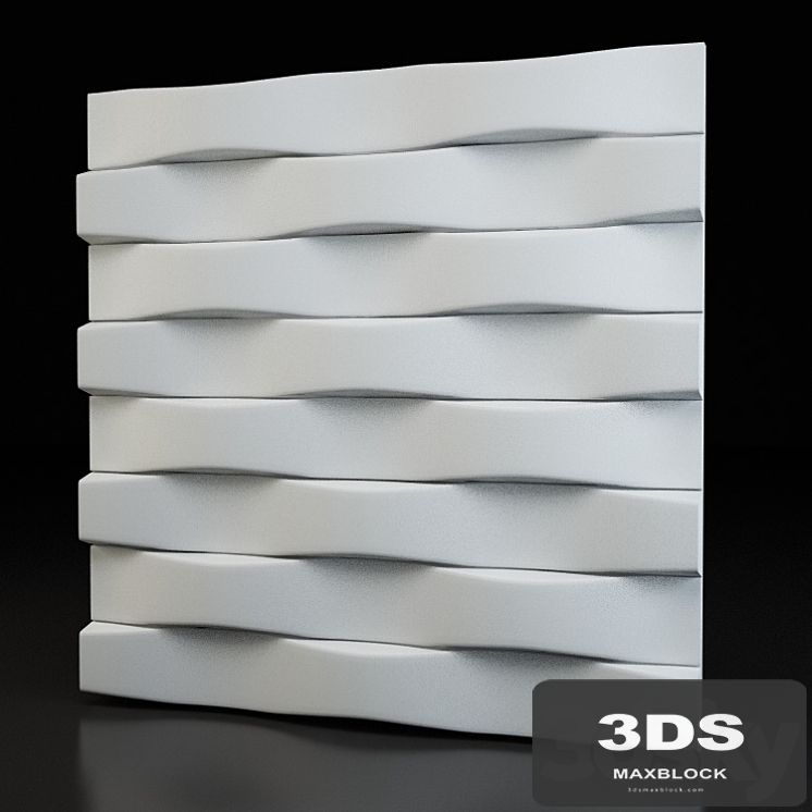 Brick-3d plaster panel