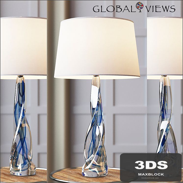 Global Views Ocean Twist Lamp