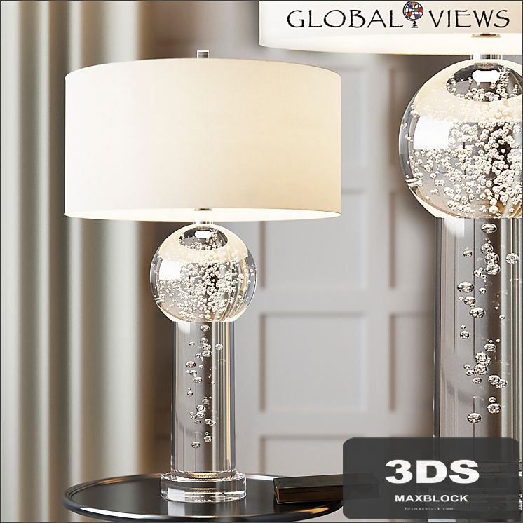 Global Views Clear Bubble Lamp