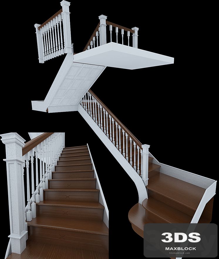 Stairs made of wood
