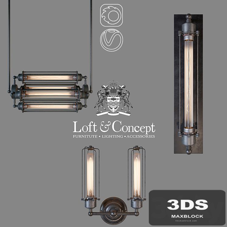 Series Loft Industrial Edison Cage