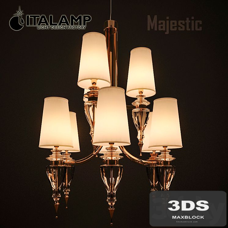 Chandelier Italamp MAJESTIC T410 / 6 + 3