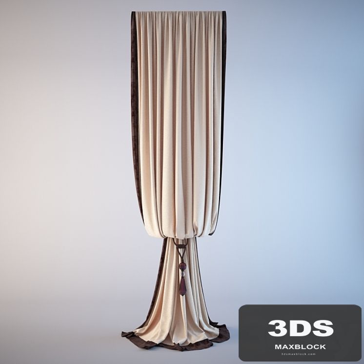 Classic curtain with suspension