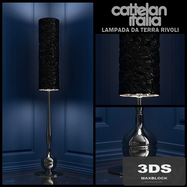 cattelan italia noir LAMPADA DA TERRA RIVOLI