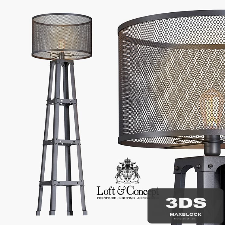 Lamp Radial Cage Floor Lamp