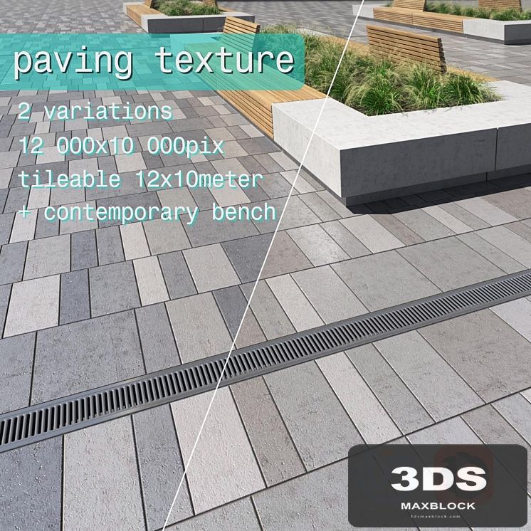Paving / street furniture 02
