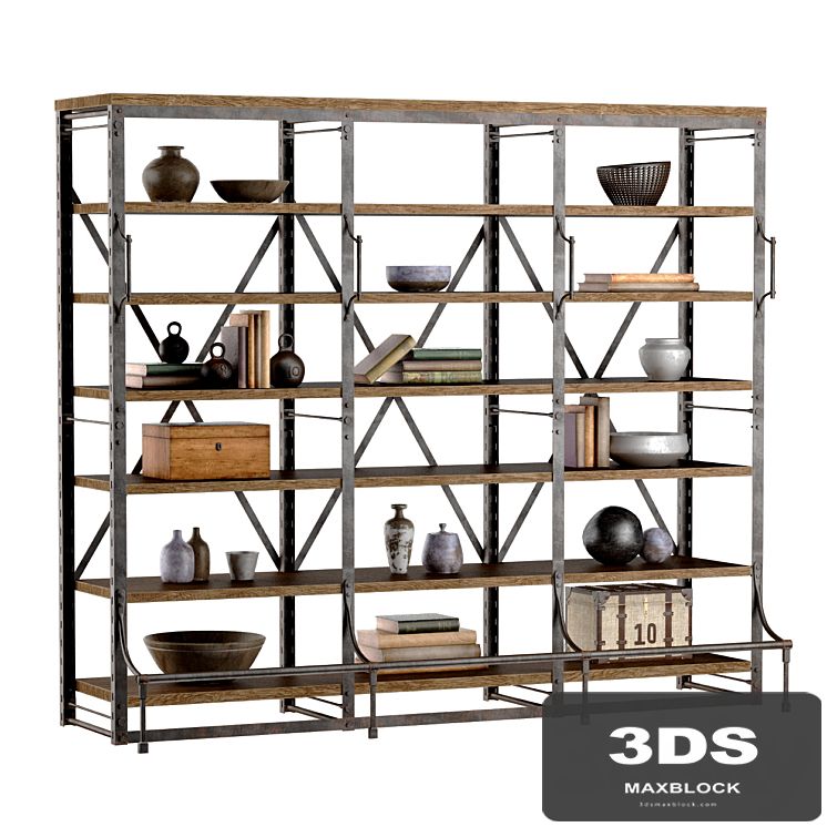 FRENCH LIBRARY WIDE RACK II