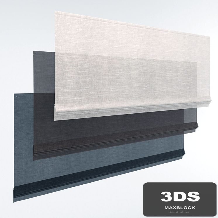 Restoration Hardware flat romain shade