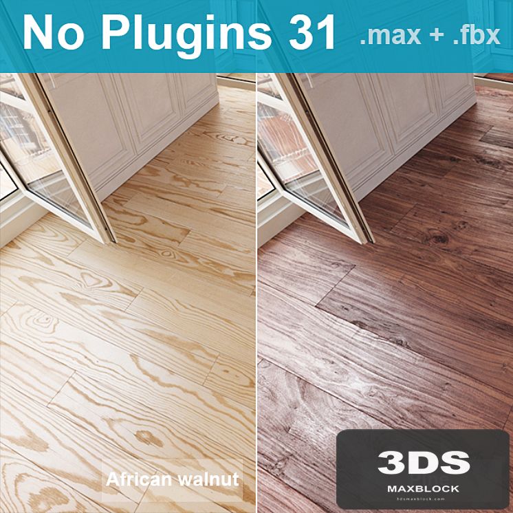 Parquet 31 (2 species, without the use of plug-ins)