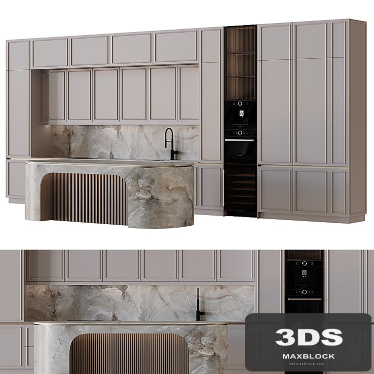 Neoclassical style kitchen 65