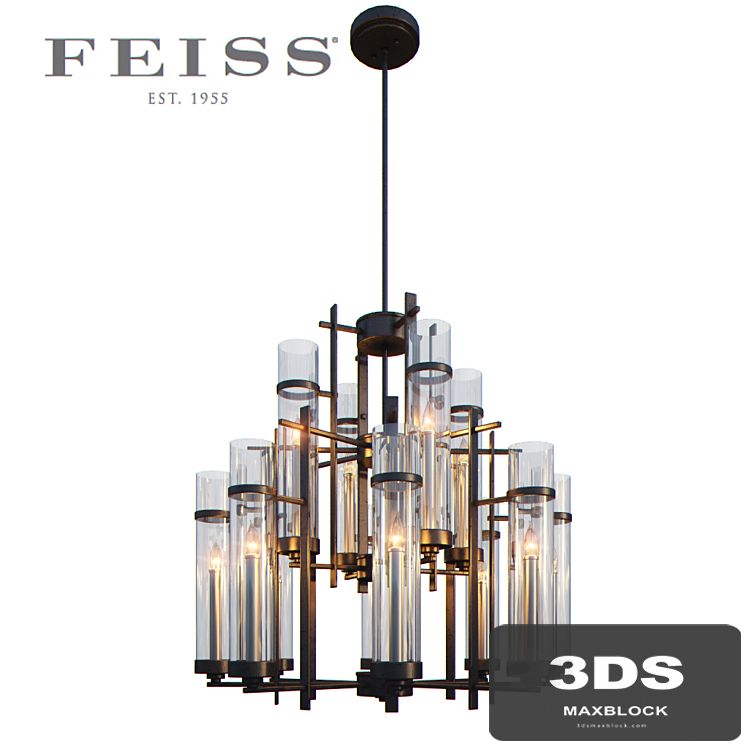 12 - Light Multi-Tier Chandelier
