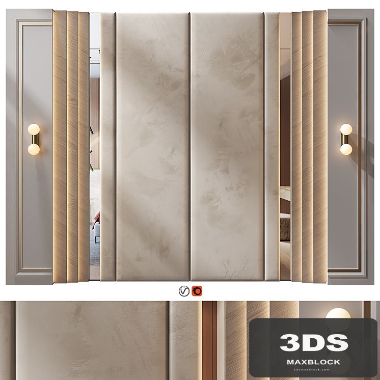 Headboard Wall Panel Decor 111