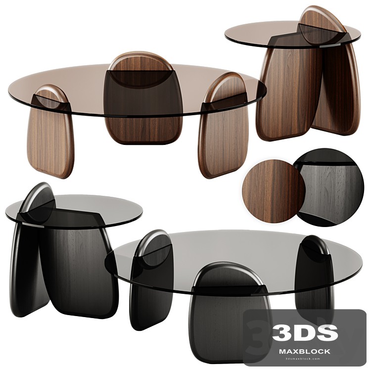 Shark Coffee Tables set by Roche Bobois