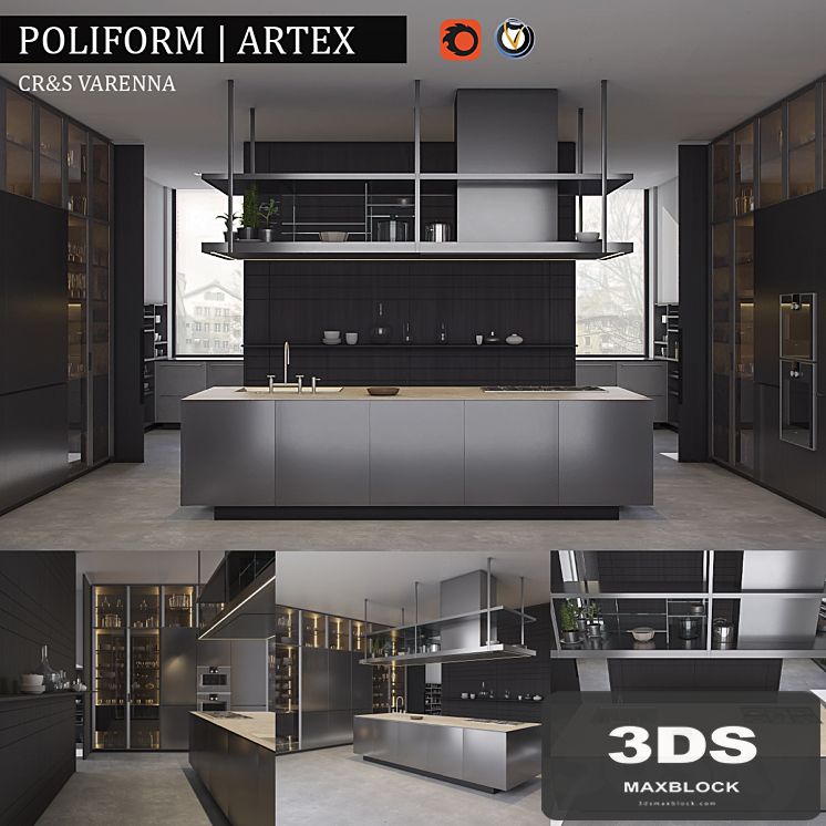 Kitchen Poliform Varenna Artex