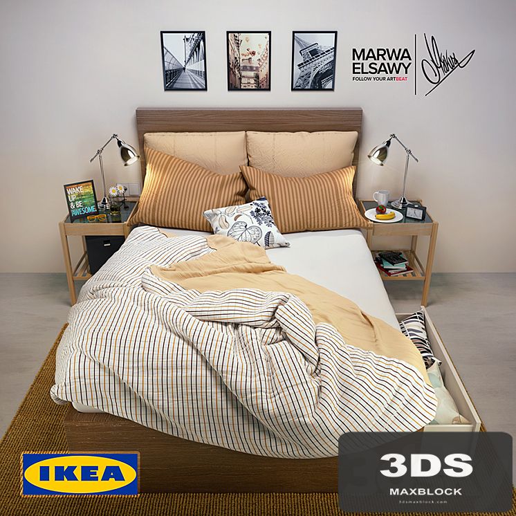 IKEA MALM Bed