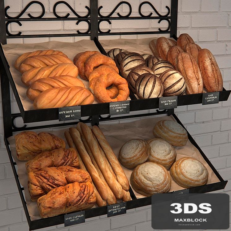 Rack with bread
