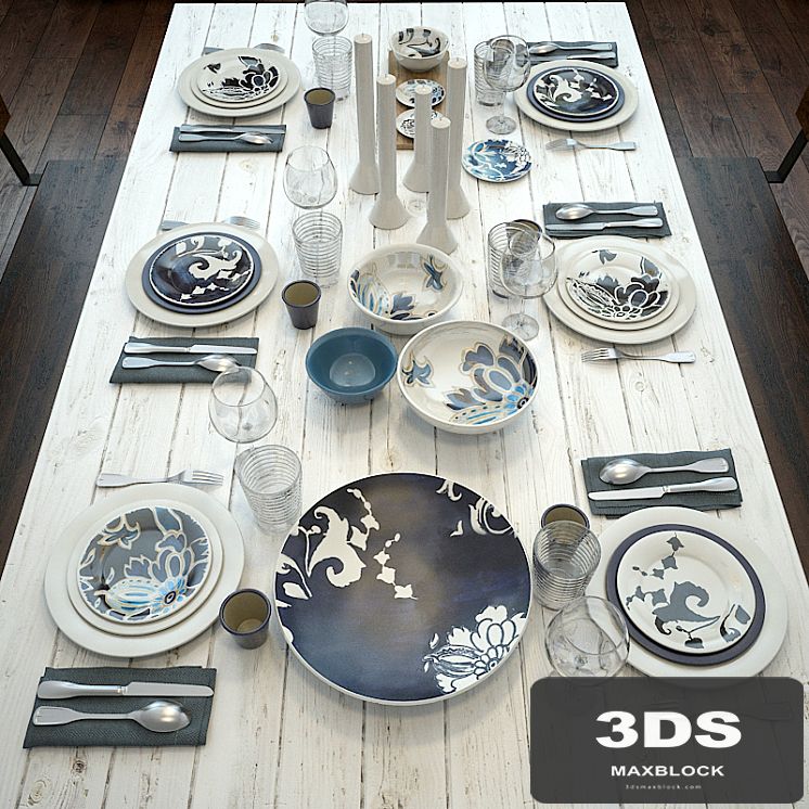 Tableware Indigo