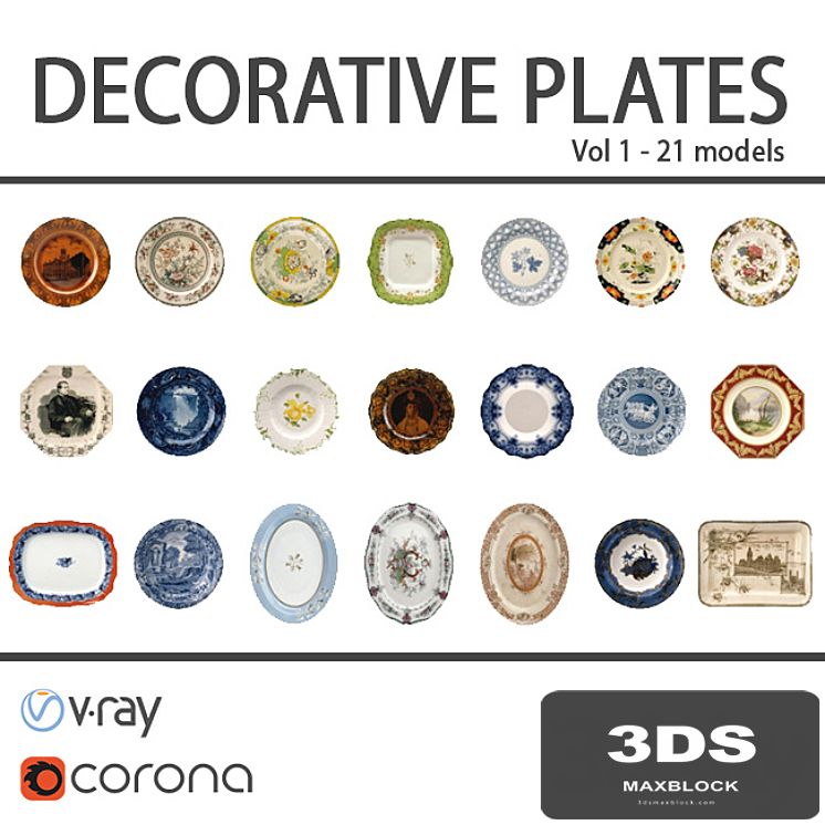 Decorative set - Chinese porcelain