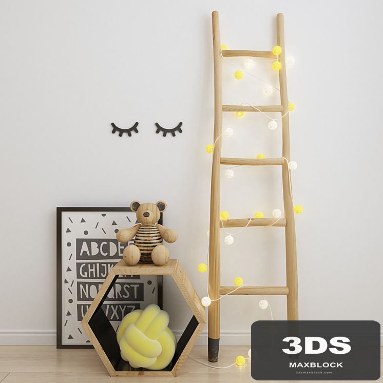 Scandinavian decor for children's