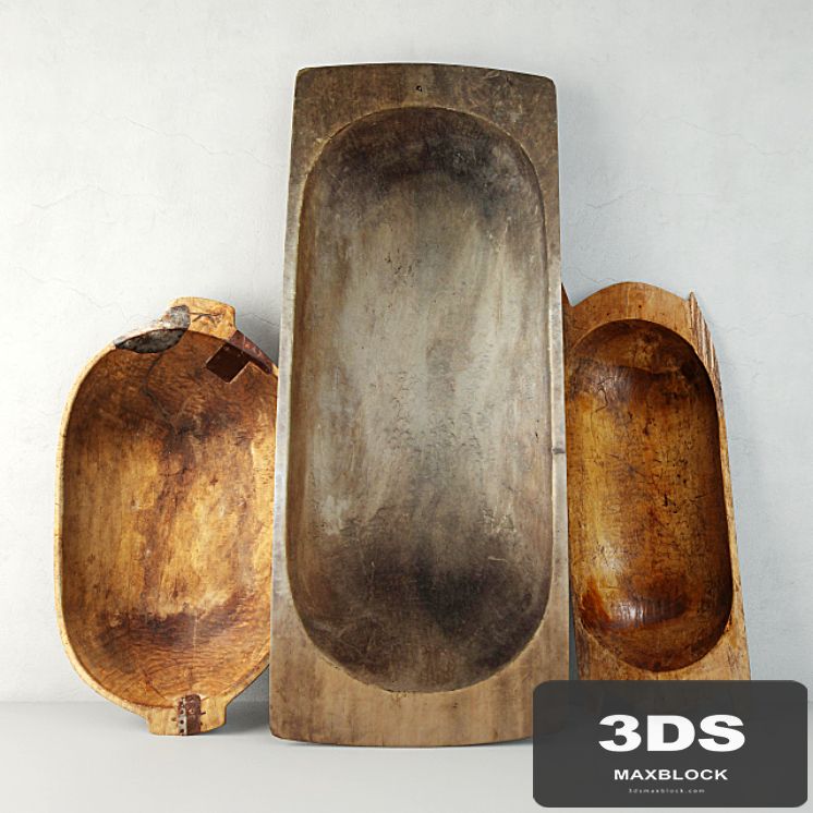 Antique Dough Bowls