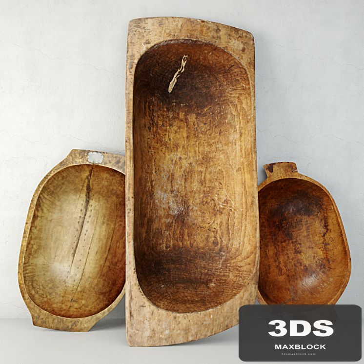 Antique Dough Bowls