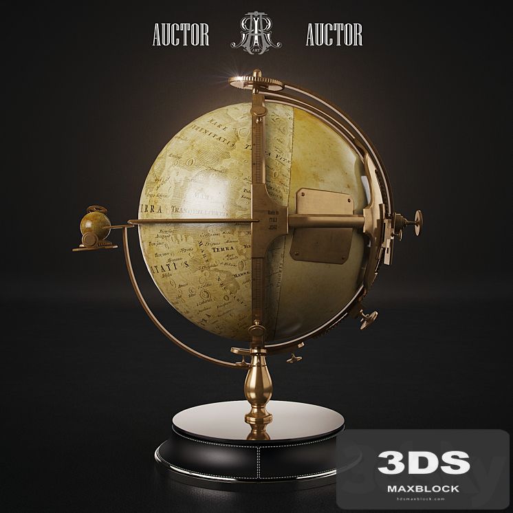 Lunar globe ART Auctor