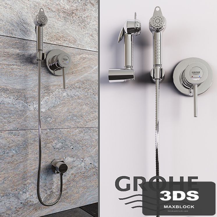 Grohe Bau classic hygienic shower