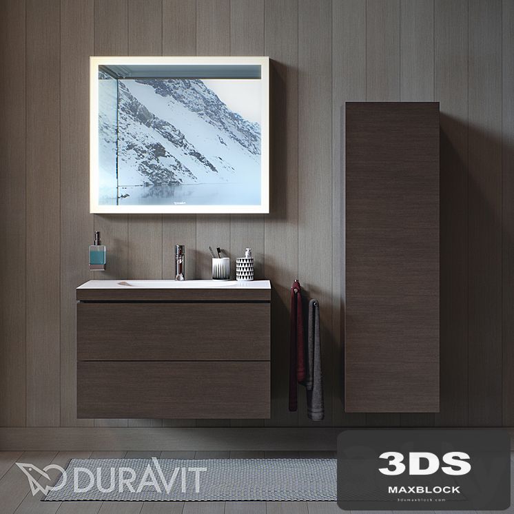DURAVIT - L-CUBE C-BONDED