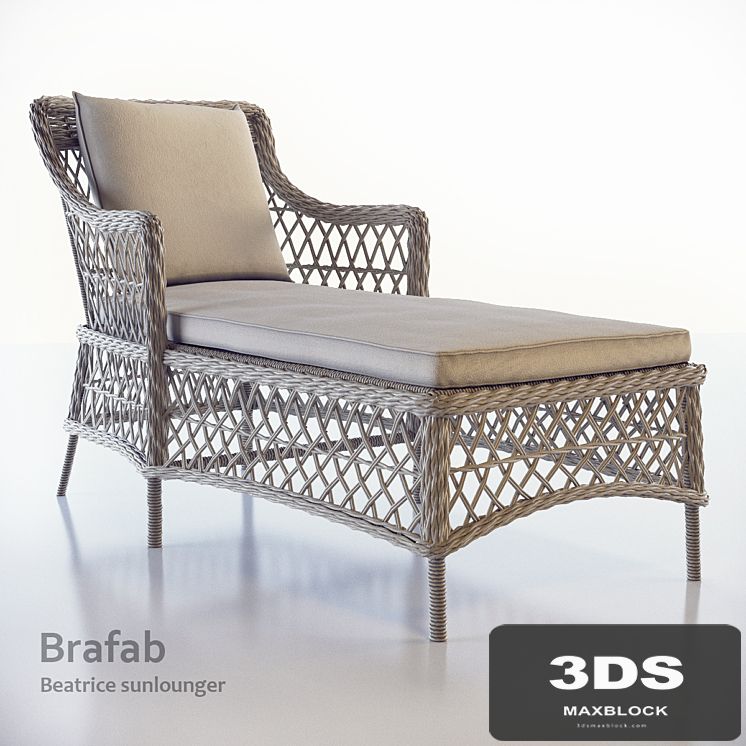 Beatrice sunlounger Brafab
