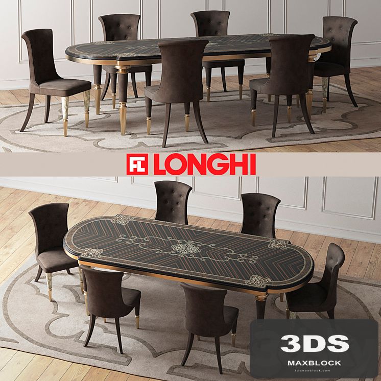 LAYTON Wooden Table &amp; MARION Chairs
