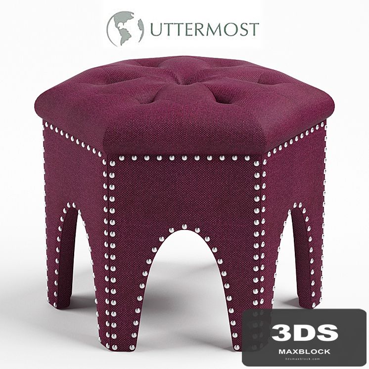 Pippa Purple Small Stool