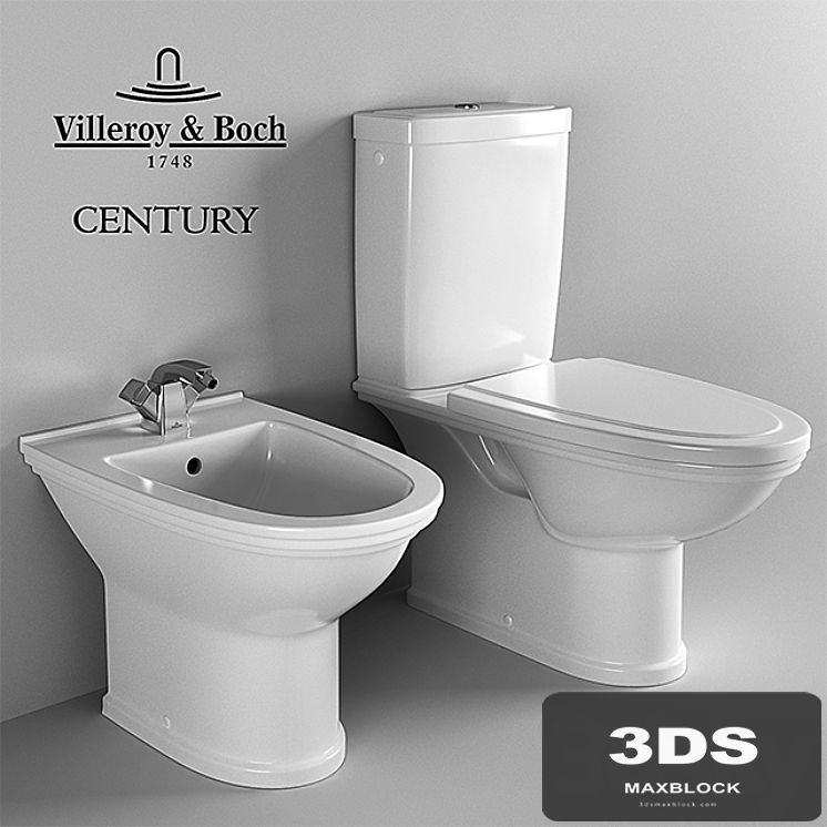 Squat toilet and bidet Villeroy & Boch Century
