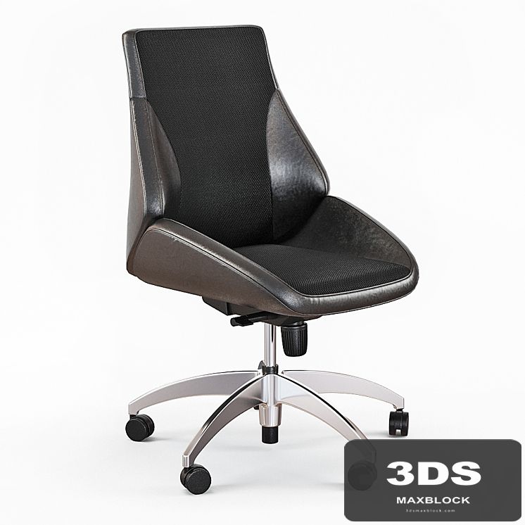 Armchair Deaux TASK CHAIR by Flexsteel in combination finish.