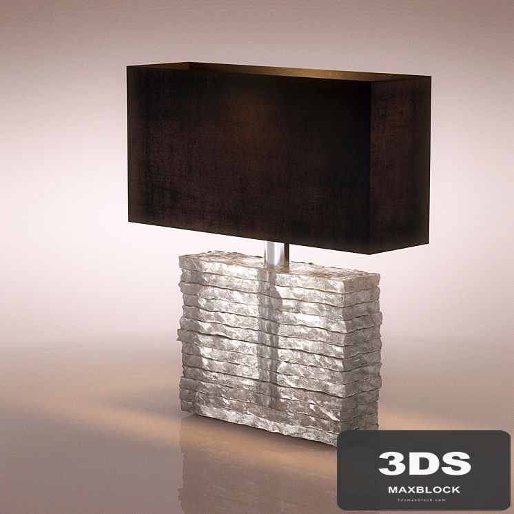 table lamp GLB16 CRYSTAL STRATA LAMP